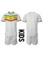 Billige Senegal Hjemmedraktsett Barn VM 2022 Kortermet (+ Korte bukser)